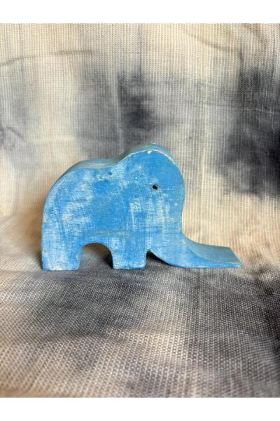 Elephant Door Stopper - Blue